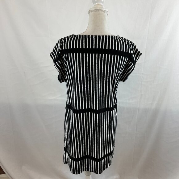 Marimekko for Target Cover-Up S Black White Stripe Velour - Picture 7 of 11